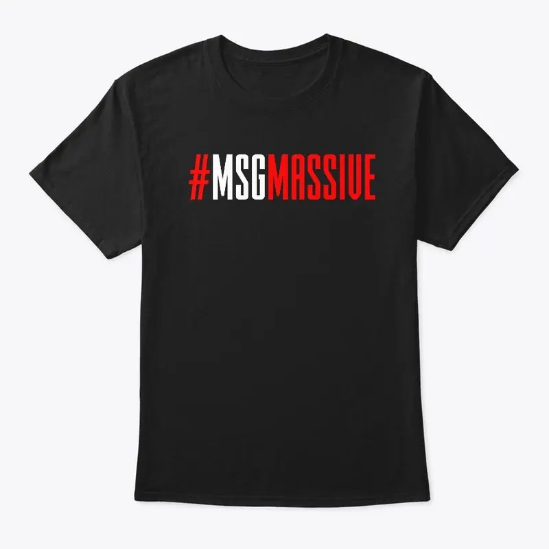 #MSGMASSIVE - Black